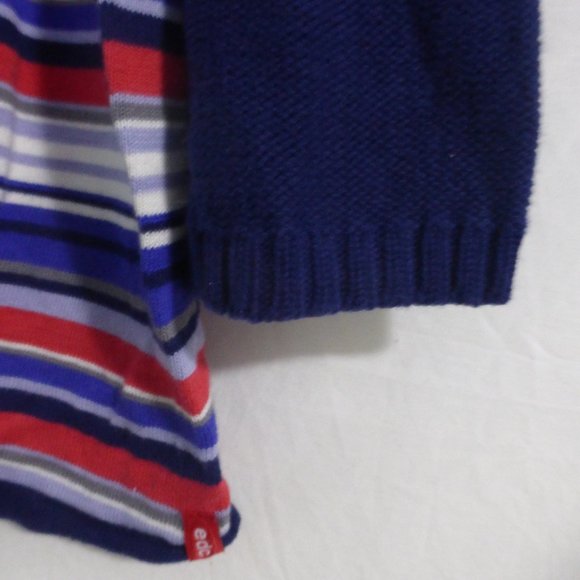 EDC, small, striped cardigan, 3 button front, open bottom, GUC - Picture 9 of 14